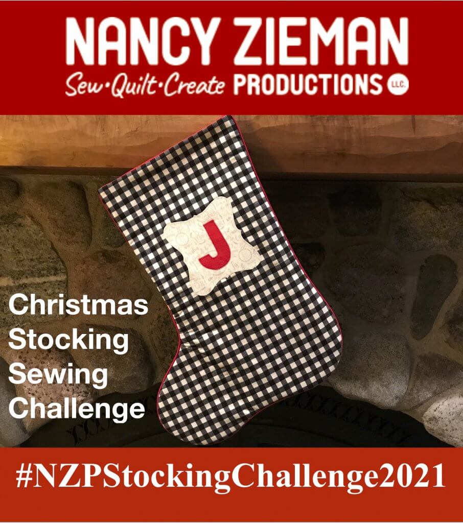 Nancy Zieman Productions 2021 Christmas Stocking Sewing Challenge