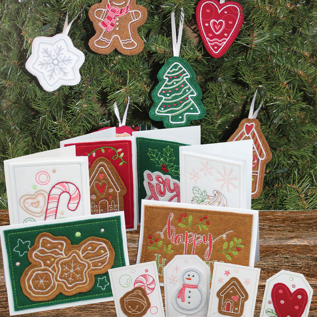 OESD's #12881 Warm & Cozy Greetings Embroidery Design Collection available at Nancy Zieman Productions at ShopNZP.com