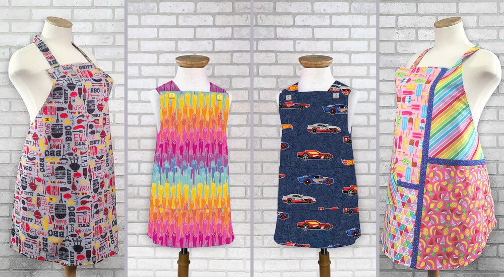 NEW! Stitch it! Sisters Apron Sewing Workshop with Mary Mulari and Crisscross Apron Conversion Sewing Tutorial