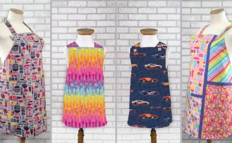 NEW! Stitch it! Sisters Apron Sewing Workshop with Mary Mulari and Crisscross Apron Conversion Sewing Tutorial