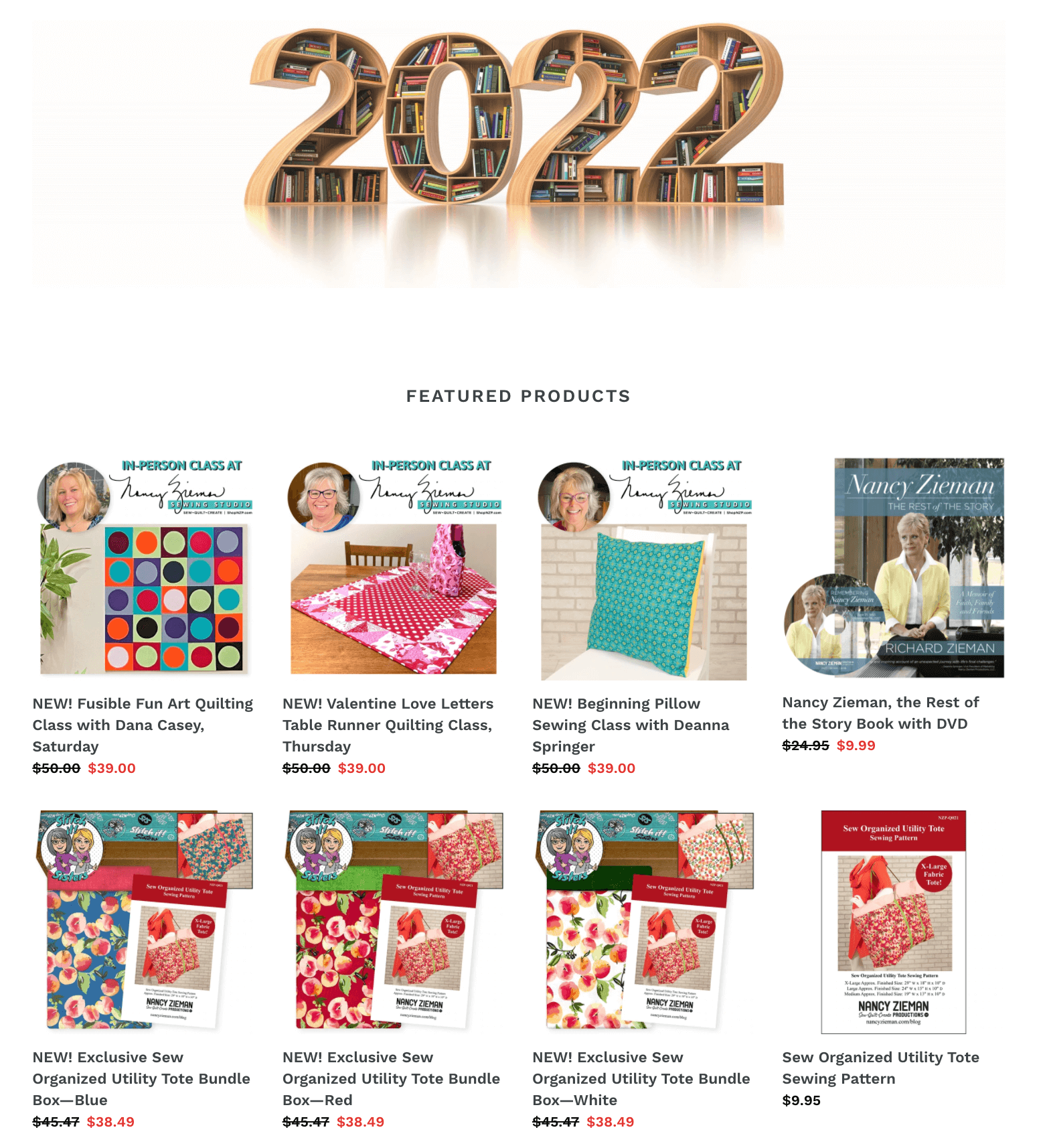 Happy New Year Book Sale at Nancy Zieman Productions at ShopNZP.com