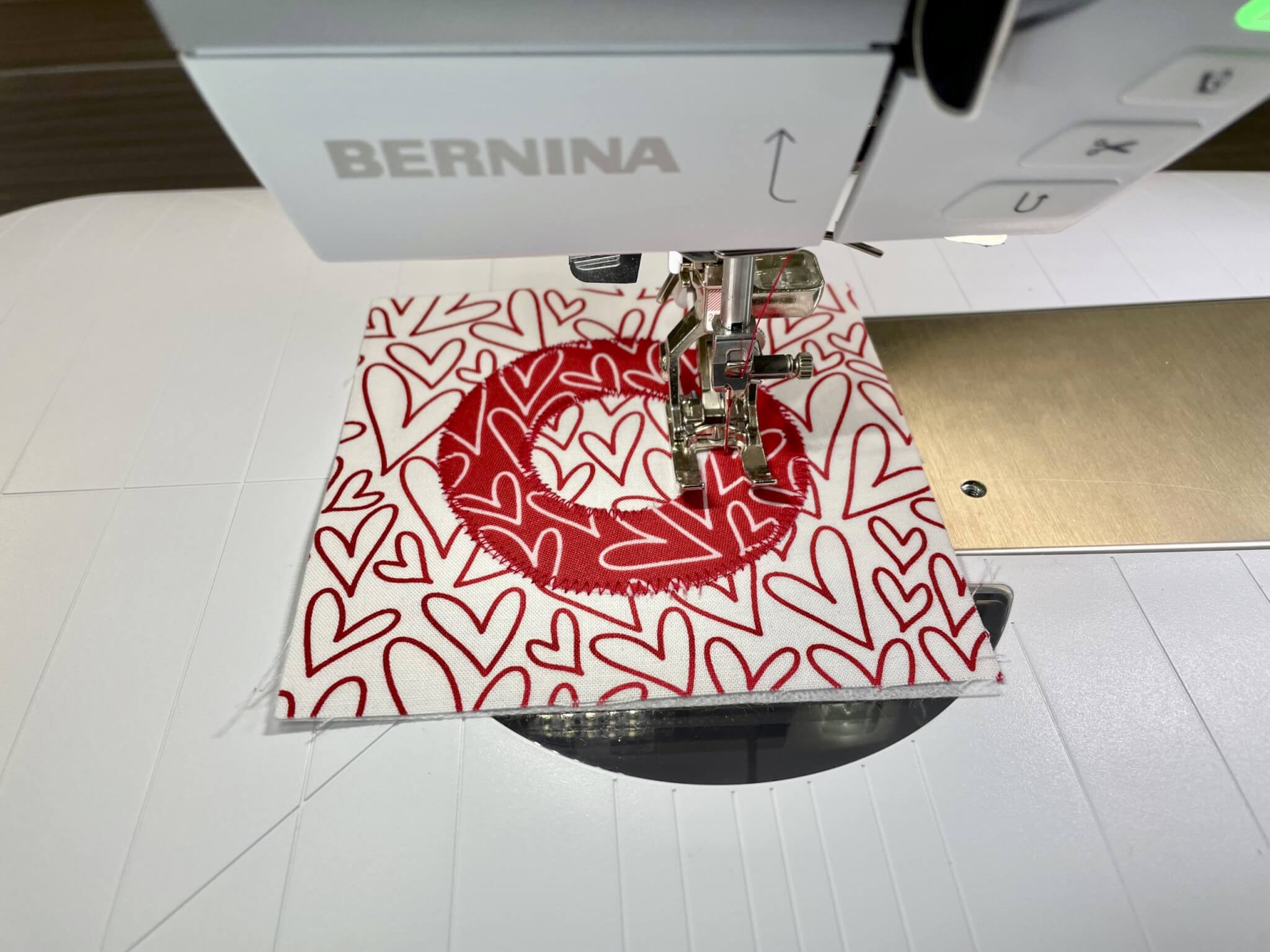 Valentine Applique Coaster Sewing Tutorial & FREE! Applique Printable