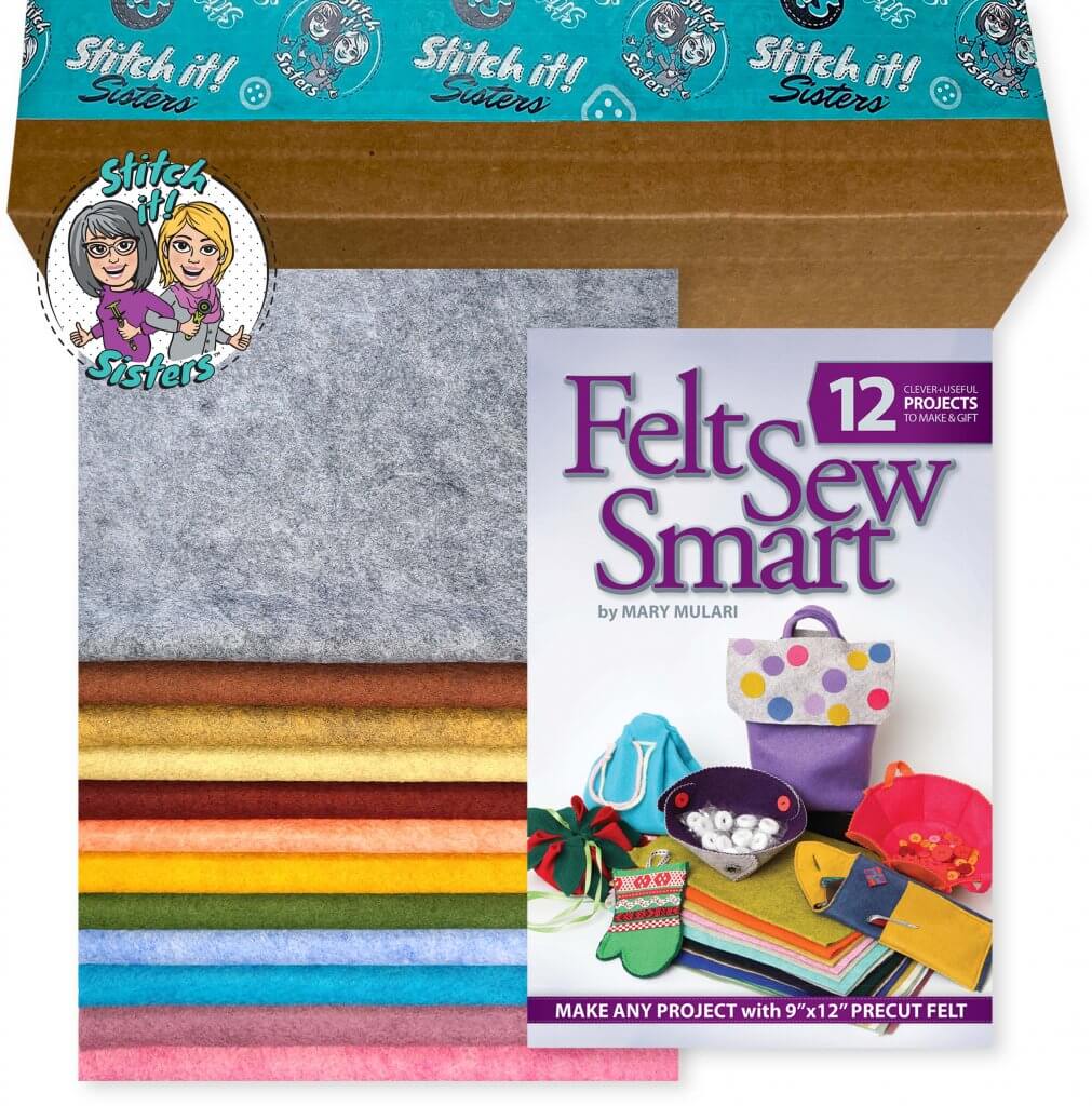 Mary Mulari's Felt Sew Smart Bundle Box Available at Nancy Zieman Productions at ShopNZP.com