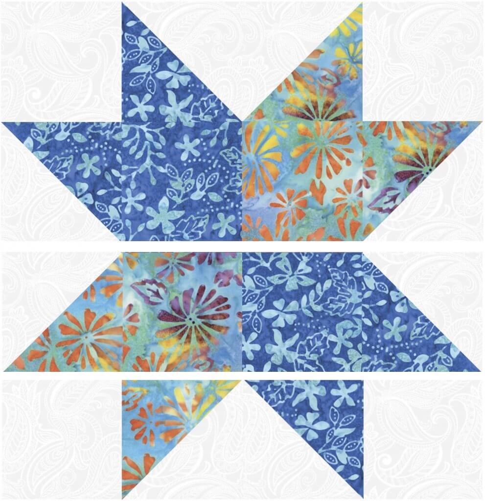 May 2022 NZP Block of the Month: 4-Patch Sawtooth Quilt Block
