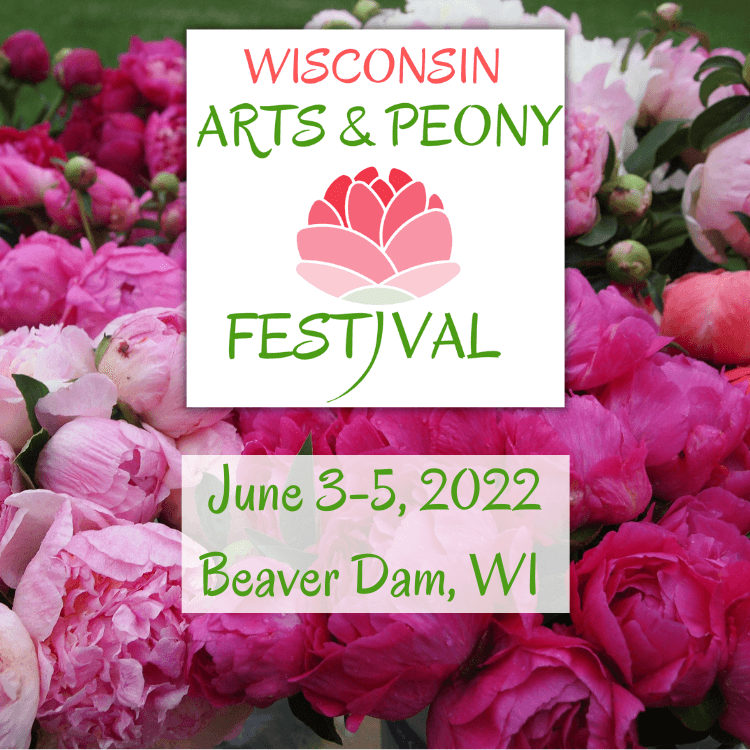 Wisconsin Arts and Peony Festival in Beaver Dam Wisconsin June 4, 2022
