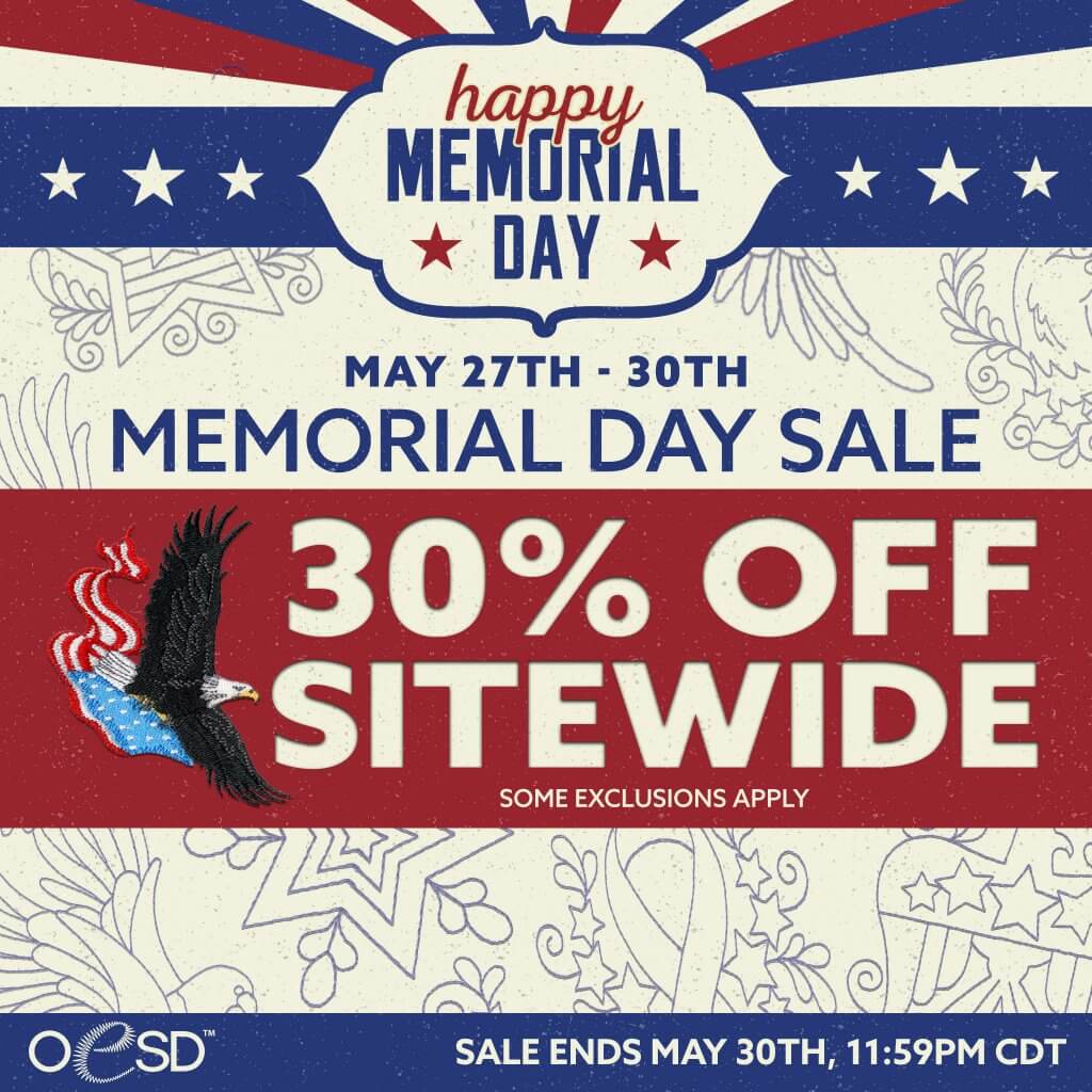 OESD Memorial Day Sale at Nancy Zieman Productions