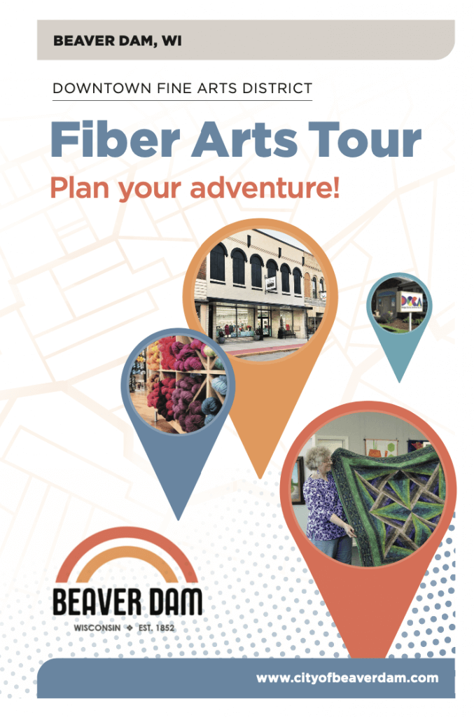 Beaver Dam Fiber Arts Tour Map available at The Nancy Zieman Sewing Studio
