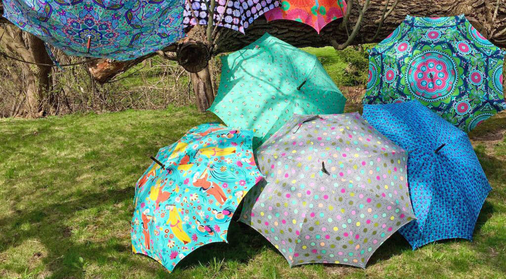 NEW Sew Your Own Umbrella with pattern Booklet and Frame by Judy Gauthier from Nancy Zieman Productions at ShopNZP.com 1000 x 550