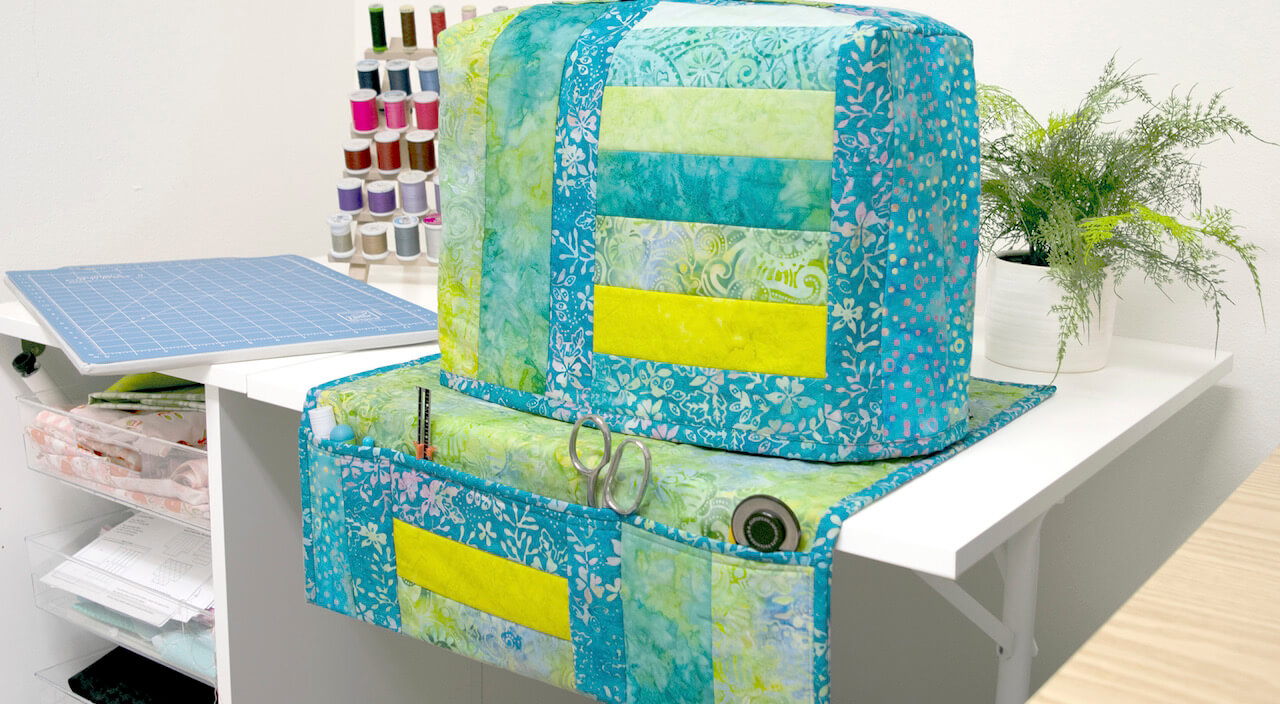 Nancy Zieman The Blog - Sew a Sewing Machine Cover & Caddy for National  Sewing Machine Day