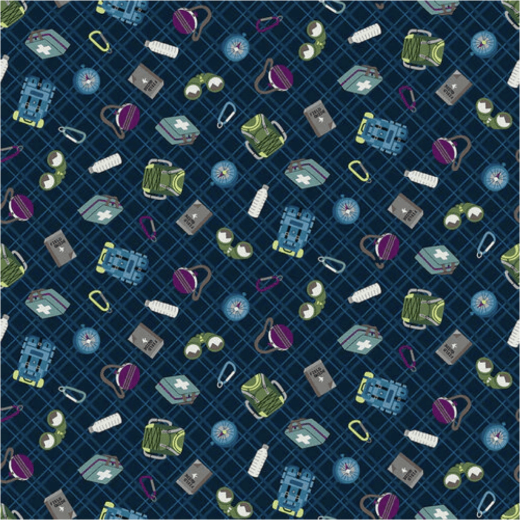 Silent Sports Fabric by the Yard Available at Nancy Zieman Productions at ShopNZP.com