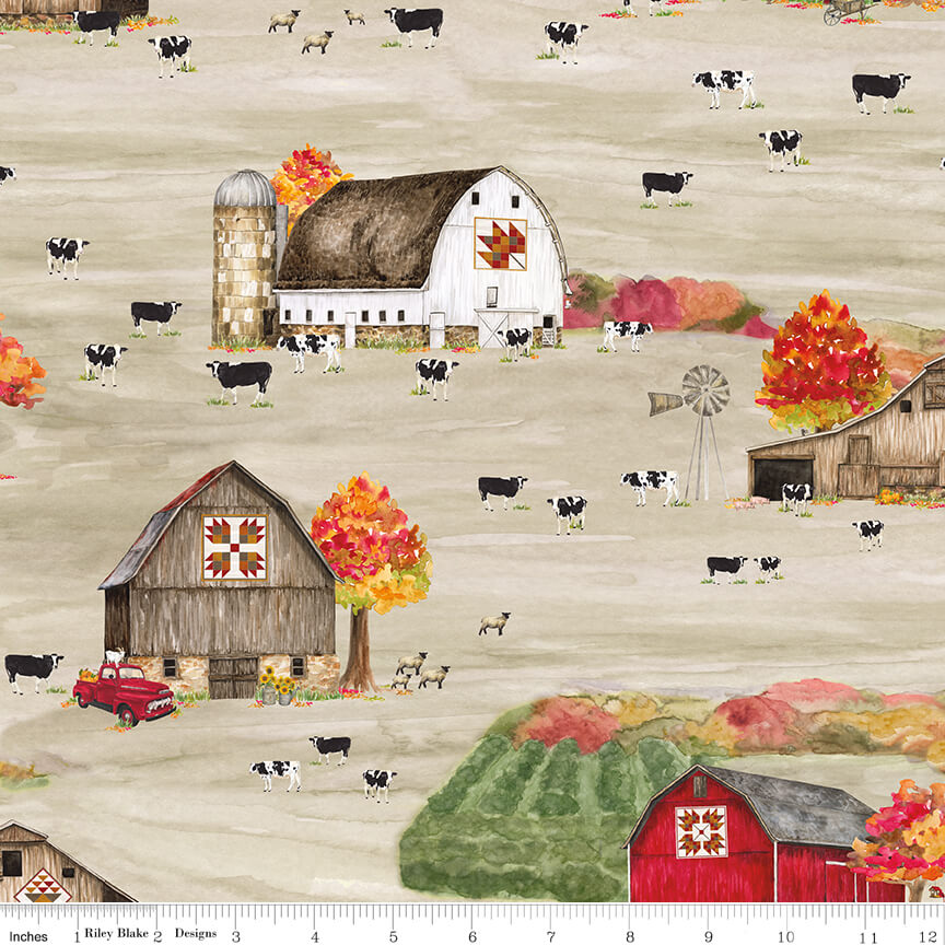 NEW! Fall Barn Quilts Fabrics Available at Nancy Zieman Productions at ShopNZP.com