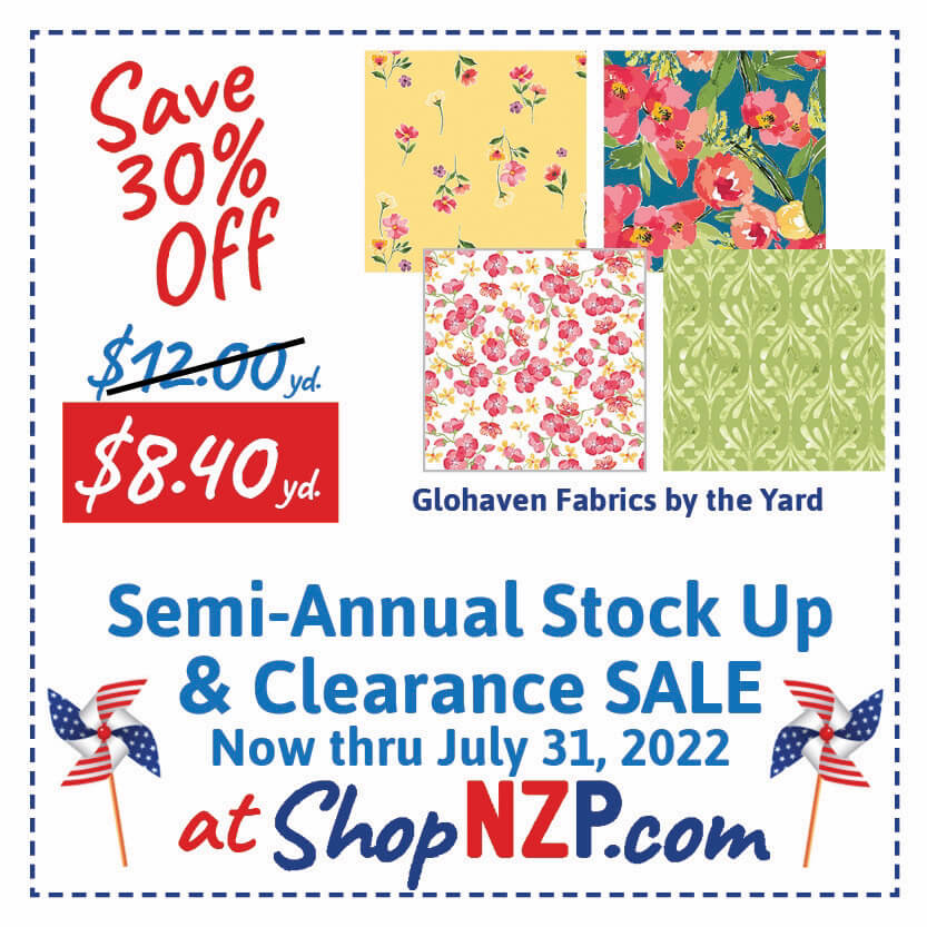 Semi-Annual Stock Up & Clearance SALE Now thry July 31, 2022 at Nancy Zieman Productions at ShopNZP.com