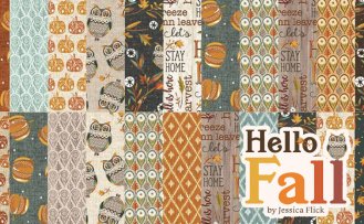 NEW! Hello Fall Fabrics by Jessica Flick for Benartex Now Available at Nancy Zieman Productions at ShopNZP.comNEW! Hello Fall Fabrics by Jessica Flick for Benartex Now Available at Nancy Zieman Productions at ShopNZP.com