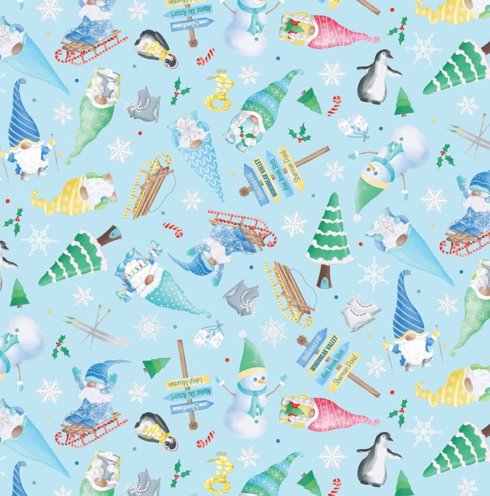 NEW! Gnome for the Holidays with NEW! Benartex Fabrics Now Available at ShopNZP.com
