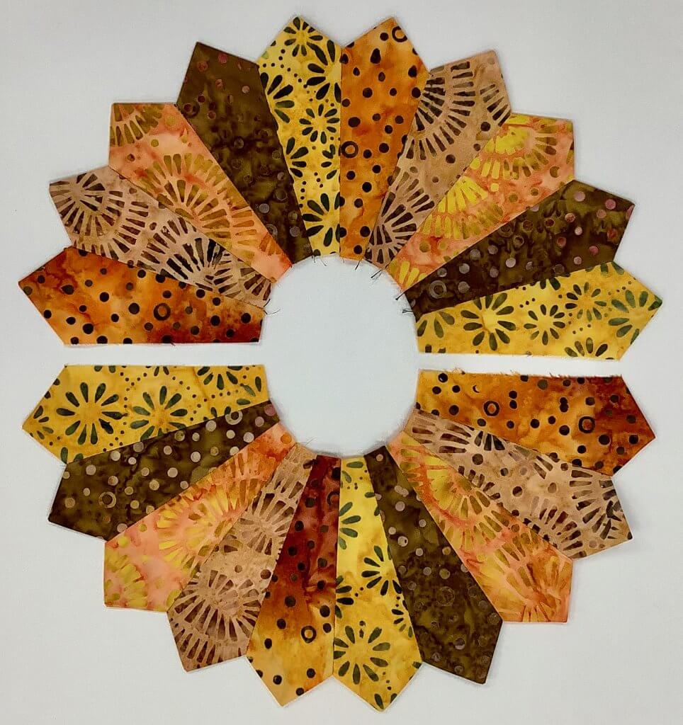 NEW! Dresden Sunflower Table Mat Sewing Tutorial