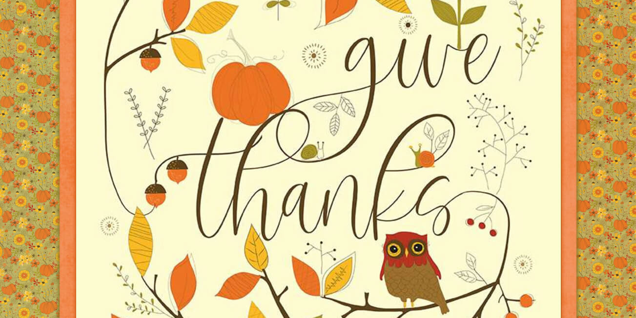 RBGTPC 02 Give Thanks Panel Cream available at Nancy Zieman Productions at ShopNZP.com