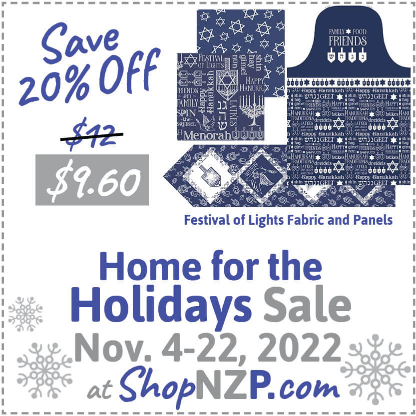 Save 20 Off Festival of Lights Fabric Panels at Nancy Zieman Productions at ShopNZP.com Holidays Sale Nov 4 12 2022