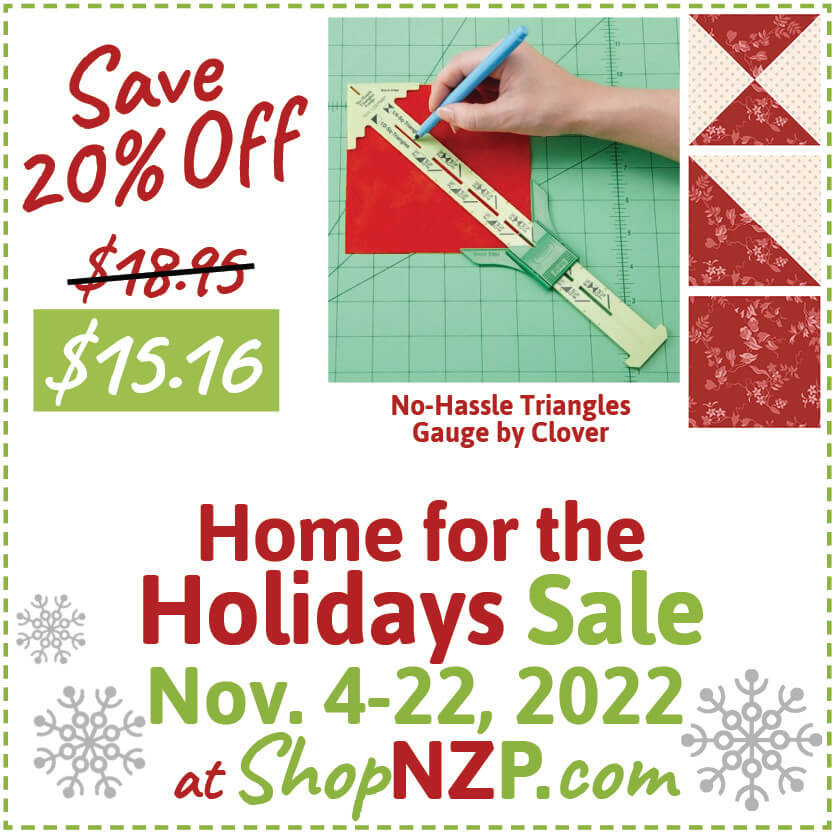 Save 20 Off No Hassle Triangles Gauge at Nancy Zieman Productions at ShopNZP.com Holidays Sale Nov 4 12 2022