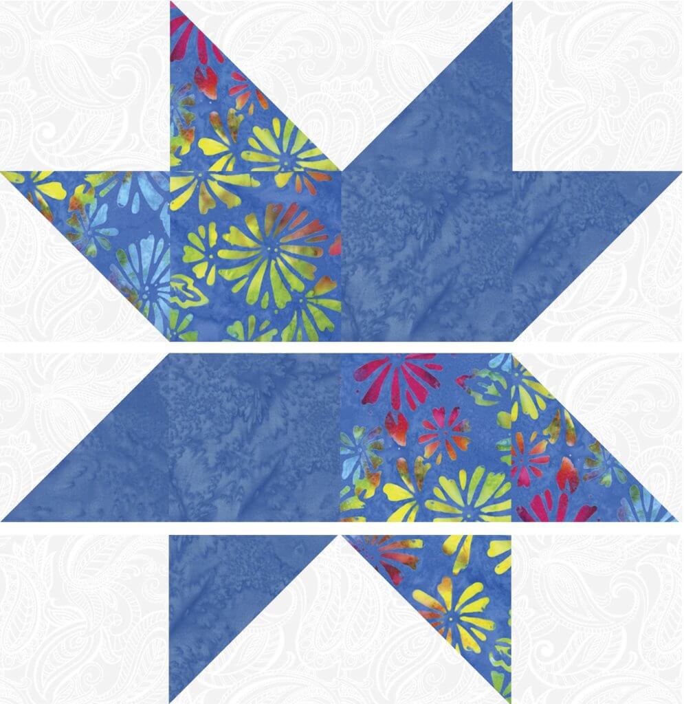 November 2022 NZP Block of the Month: 4-Patch Sawtooth Quilt Block