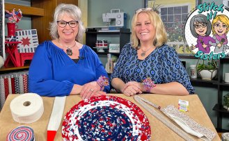 NEW! S!S312 Jelly Roll Table Mat Sewing Tutorial Video by the Stitch it! Sisters at The Nancy Zieman Productions Blog