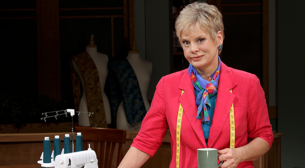 Nancy Zieman on the Set of the Sewing With Nancy Television Show at PBS Wisconsin in Madison