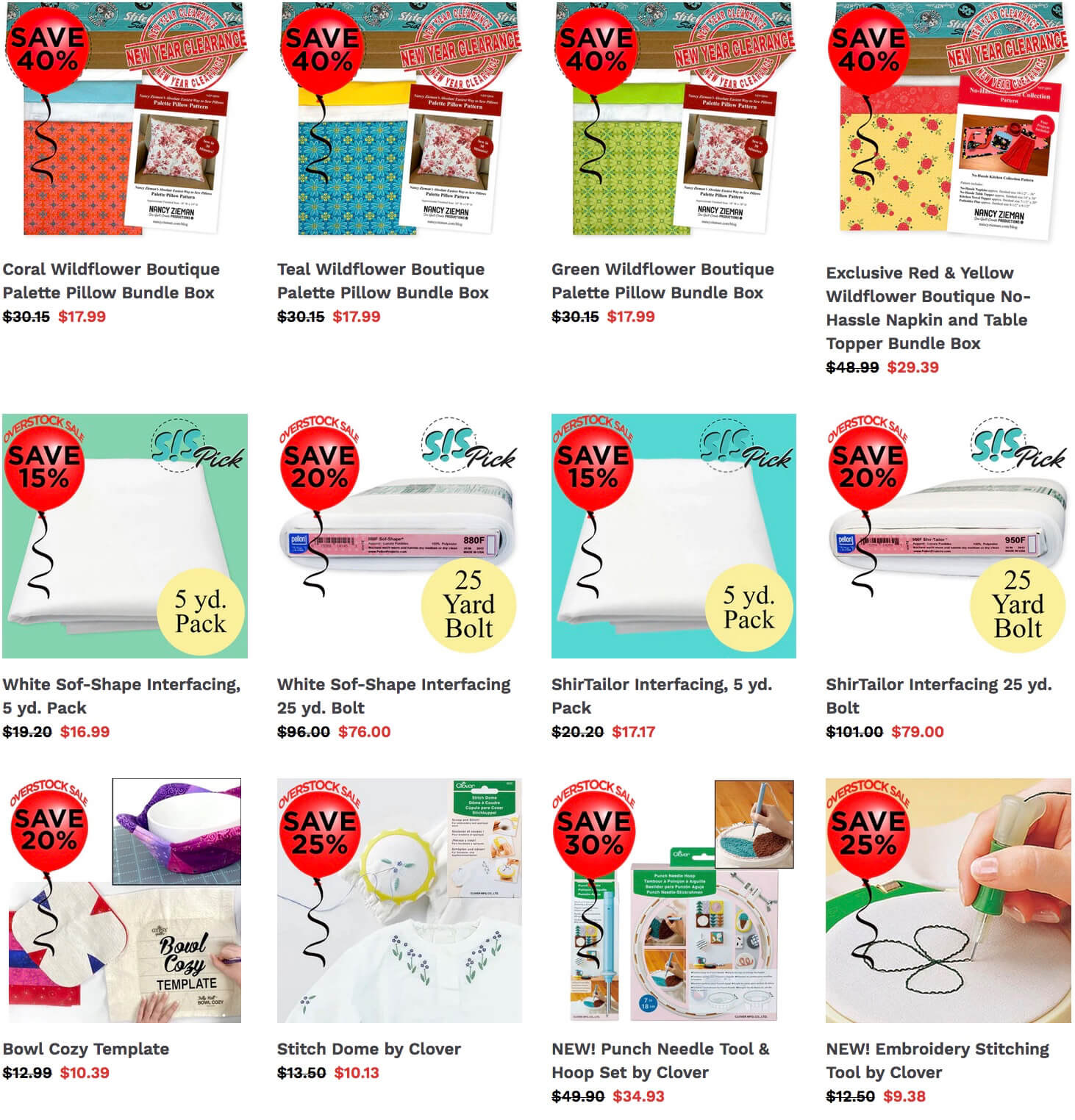 Nancy Zieman Productions Semi-Annual Clearance and Stock Up SALE at ShopNZP.com