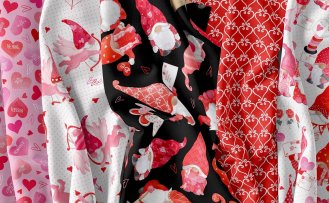 NEW! Be My Gnomie Benartex Fabrics by Andi Metz for Kanvas Studio Available at Nancy Zieman Productions at ShopNZP.com