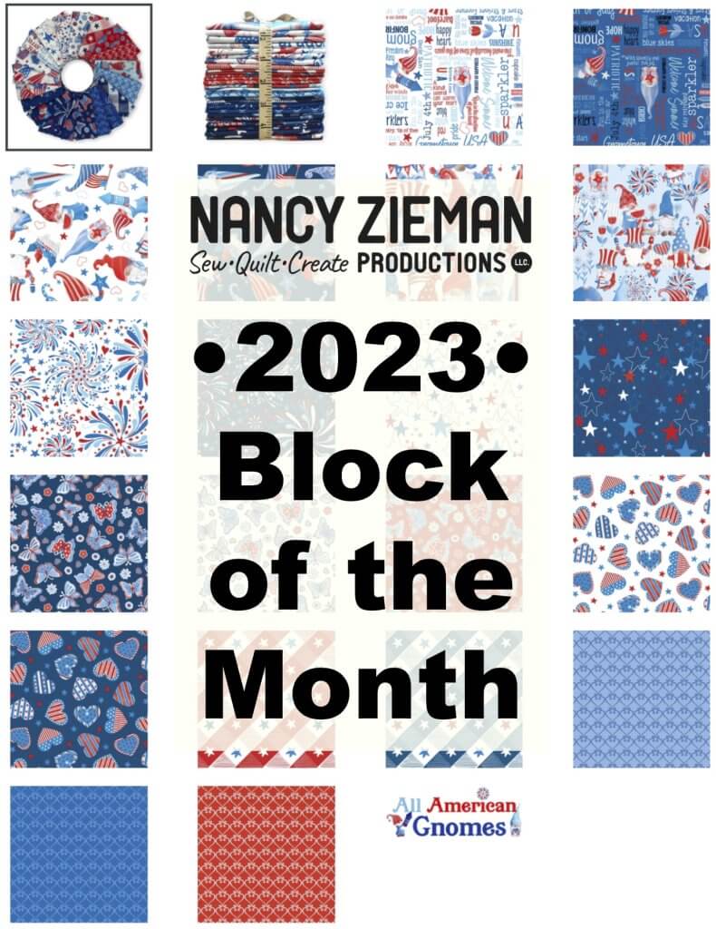 Start the 2023 NZP Block Mystery Quilt Series and gather your supplies at Nancy Zieman Productions at ShopNZP.com