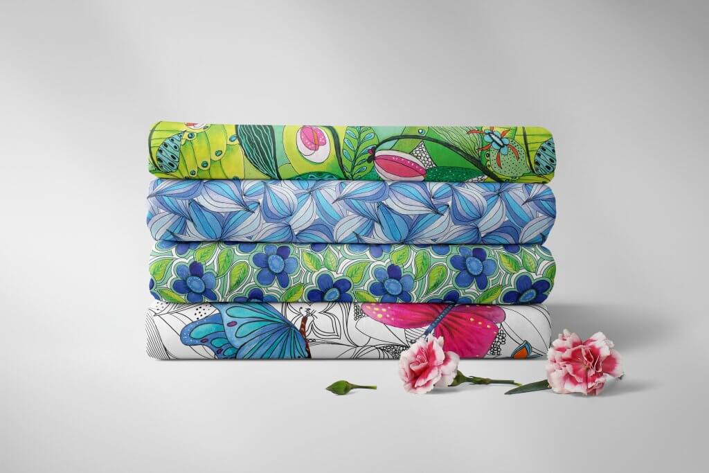 NEW! Fantasy Garden Fabric Collection by Anna Nyman for Contempo Fabrics Now Available at ShopNZP.com