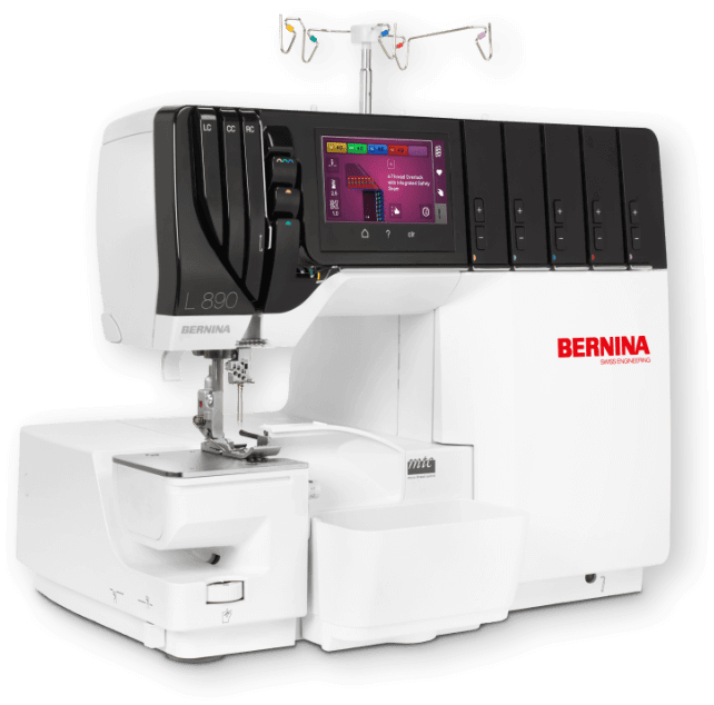 BERNINA L890 Air Threading Serger available at The Nancy Zieman Sewing Studio in Beaver Dam WI