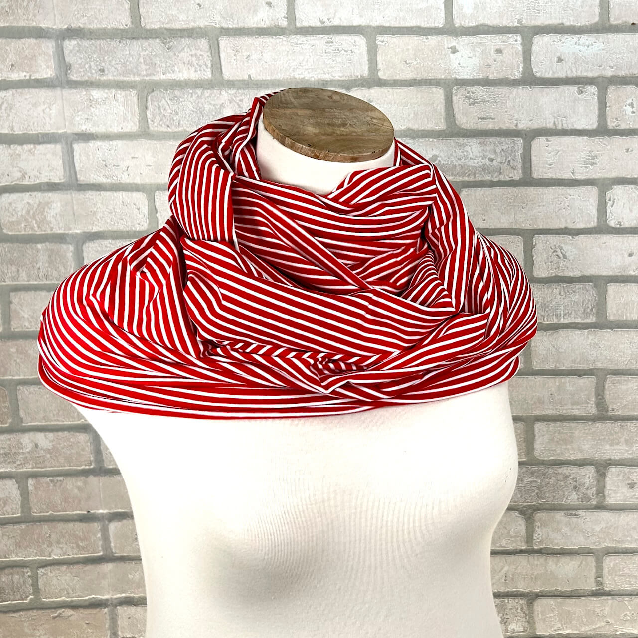 Cowl Neck One-Seam Serger Scarf Sewing Tutorial by The Stitch it! Sisters at The Nancy Zieman Productions Blog