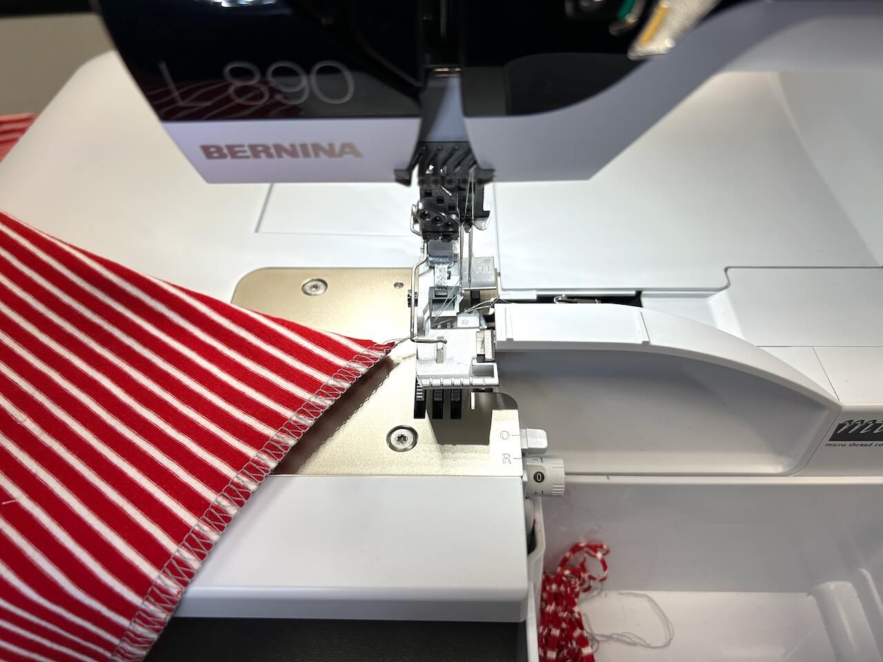 Cowl Neck One-Seam Serger Scarf Sewing Tutorial by The Stitch it! Sisters at The Nancy Zieman Productions Blog