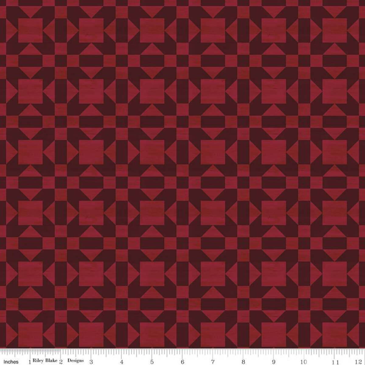 NEW Barn Quilts Sisters Choice Red Fabric available at Nancy Zieman Productions at ShopNZP