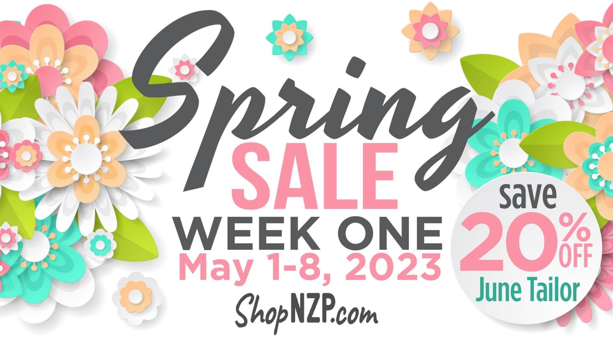 SPRING Sale Week One Save 20 Percent Off June Tailor at Nancy Zieman Productions at ShopNZP.com