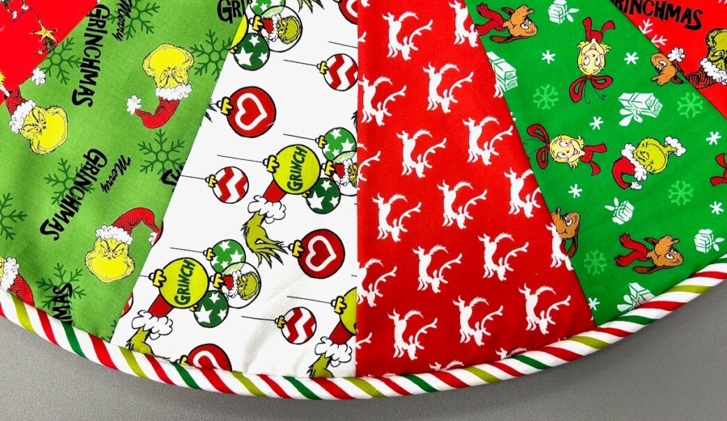 Merry Grinchmas Grinch Christmas Tree Skirt at The Nancy Zieman Productions Blog