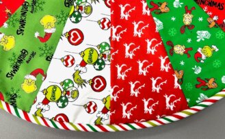 Merry Grinchmas Grinch Christmas Tree Skirt at The Nancy Zieman Productions Blog