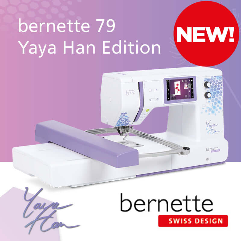 NEW! bernette b79 Yaya Hahn Sewing & Embridery Machine and 12 Essential Sewing Tools at ShopNZP.com