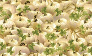 14041M07B 02 Harvest Festival Pumpkins Cream Fabric by the Yard