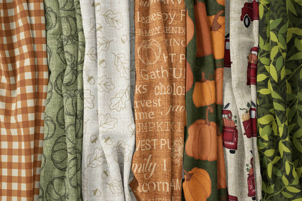 NEW!  Harvest Farm fabric collection from Kanvas Studio for Benartex Designer Fabrics now available on ShopNZP.com