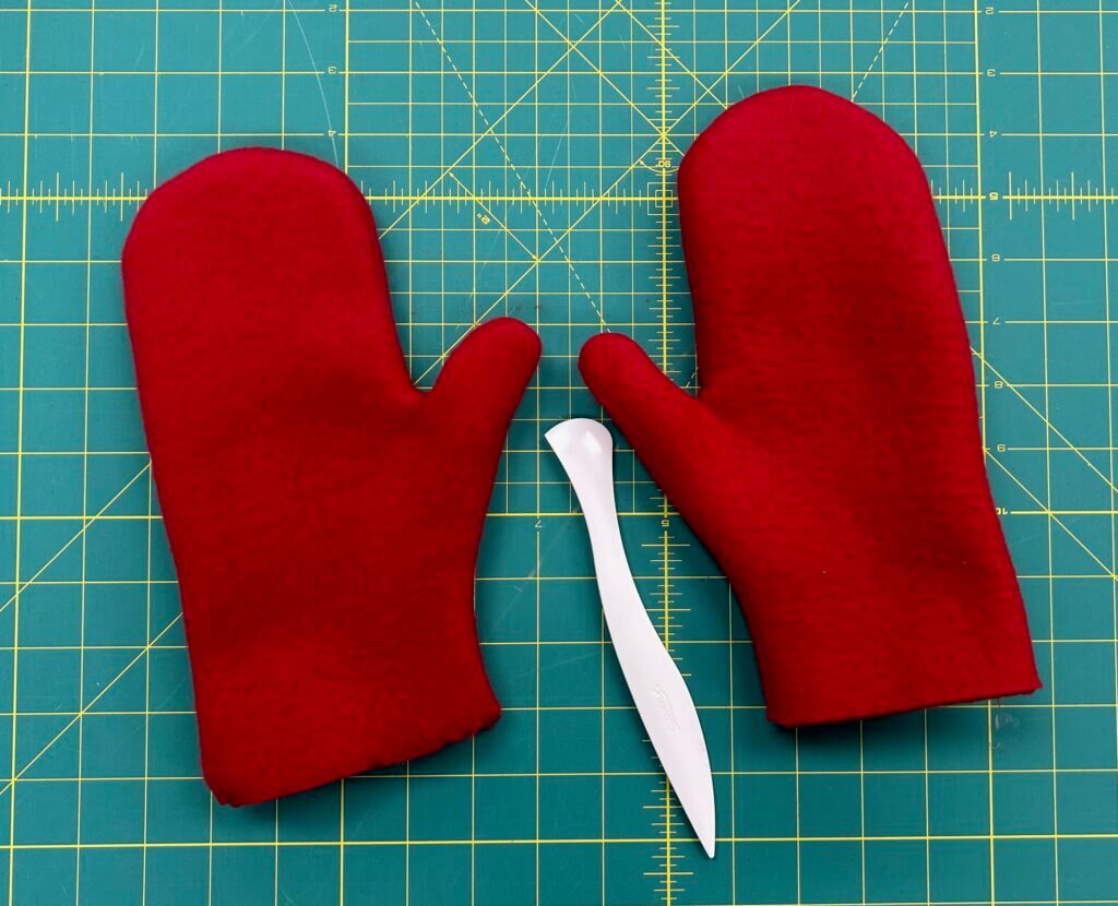 Sew mittens to give Tuesday and NEW!  Fleece fabrics available from Nancy Zieman Productions on ShopNZP.com 