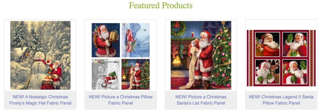 NEW! Christmas Panels Now Available at Nancy Zieman Productions at ShopNZP.com