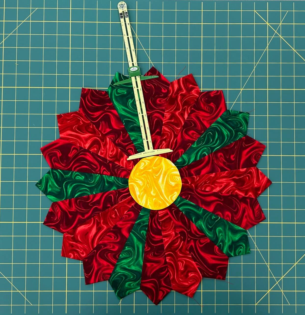 NEW! Dresden Poinsettia Table Topper Sewing Tutorial