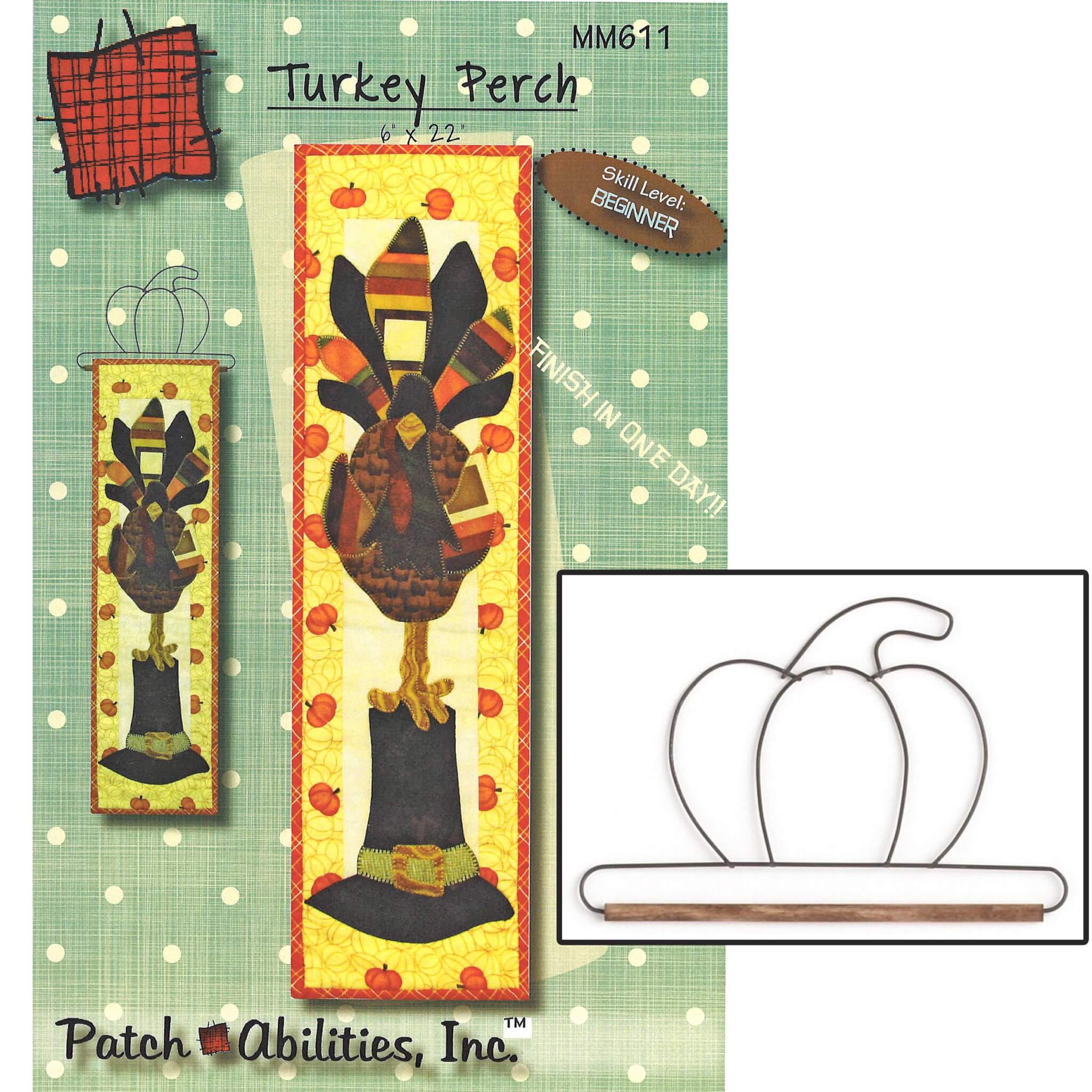 NEW!  Patch Abilities Appliqued Wall Hanging Patterns and Hardware at ShopNZP.com!