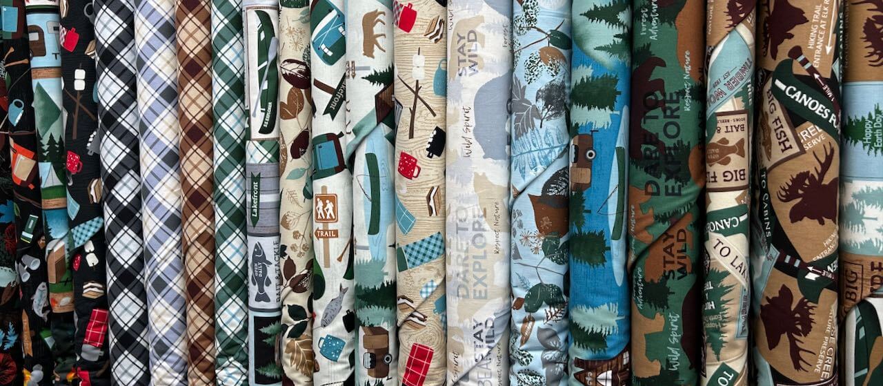 NEW! Moose Creek Lodge Fabric Collection by Kanvas Studio for Benartex Available at ShopNZP.com