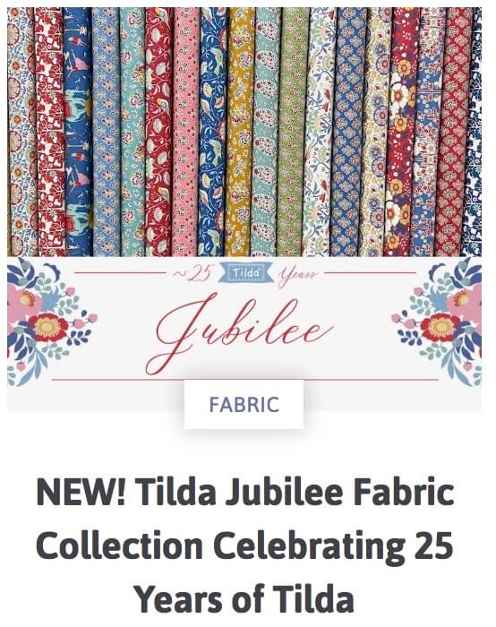 NEW! Tilda Jubilee Fabric Collection Celebrating 25 Years of Tilda 
