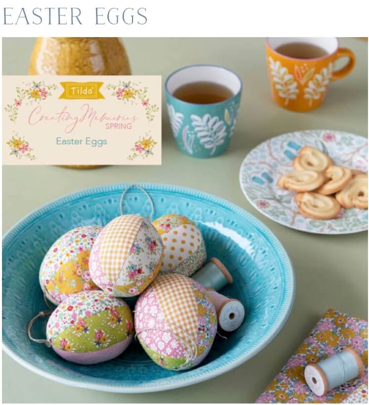 Tilda Creating Memories Easter Eggs Free Pattern
