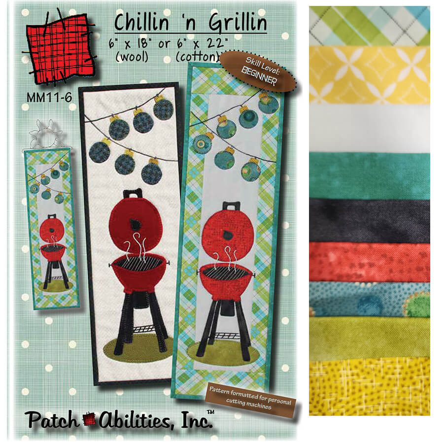 NEW! Patch Abilities Appliqué Wall Hanging Quilt Patterns & Hardware at Nancy Zieman Productions at ShopNZP.com