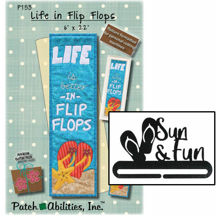 NEW! Patch Abilities Appliqué Wall Hanging Quilt Patterns & Hardware at Nancy Zieman Productions at ShopNZP.com