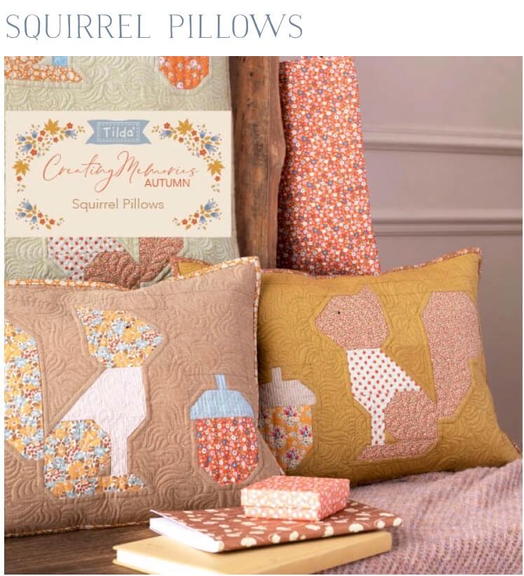 Tilda Creating Memories Squirrel Pillows Free Pattern