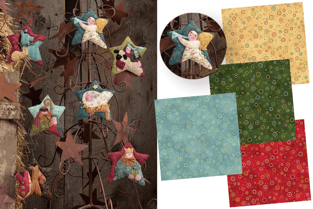 NEW! Star of Wonder, Star of Light Fabric Collection by Nancy Halvorsen at ShopNZP.com Nancy Zieman Productions